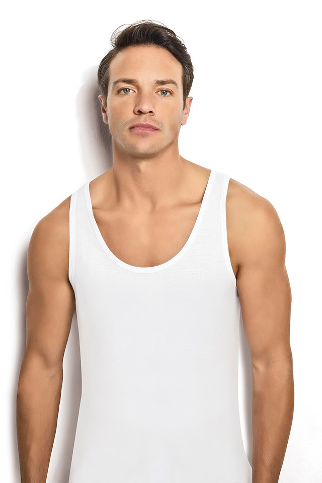 Men's Bamboo Tank Top Undershirt (2 pack)