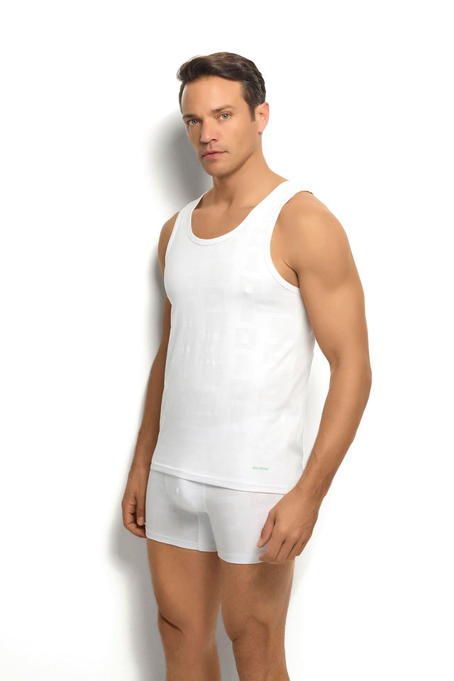 Men's Cotton&Modal Tank Top Undershirt (2 pack)