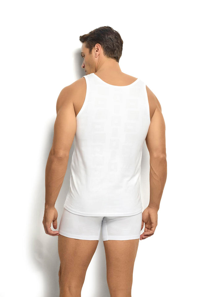 Men's Cotton&Modal Tank Top Undershirt (2 pack)