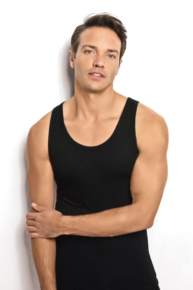 Men's Bamboo Tank Top Undershirt (2 pack)