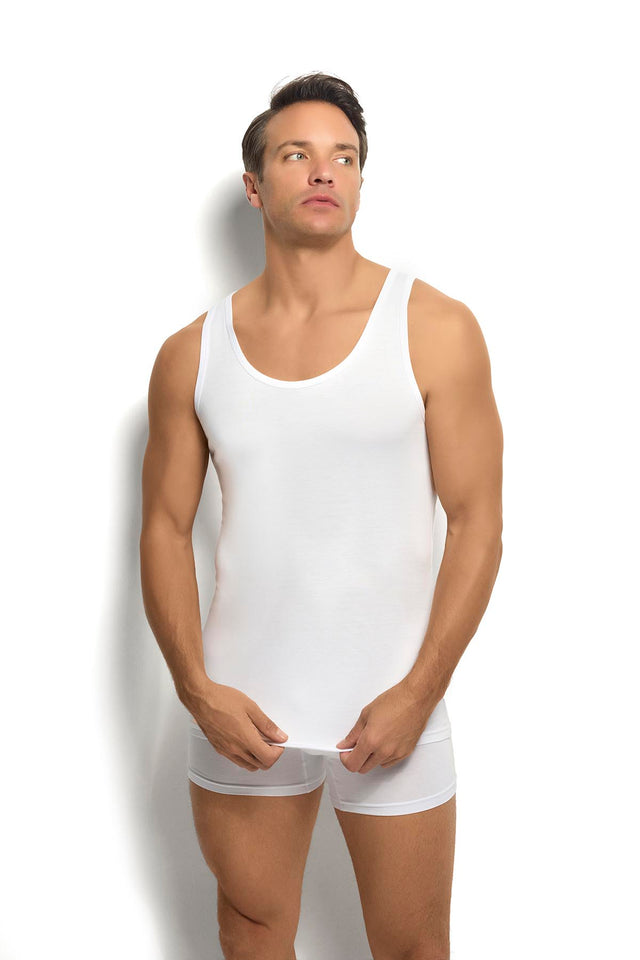 Men's Bamboo Tank Top Undershirt (2 pack)