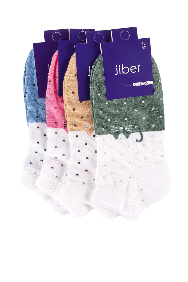 Women's Extra Low Cut Socks - 4-pack