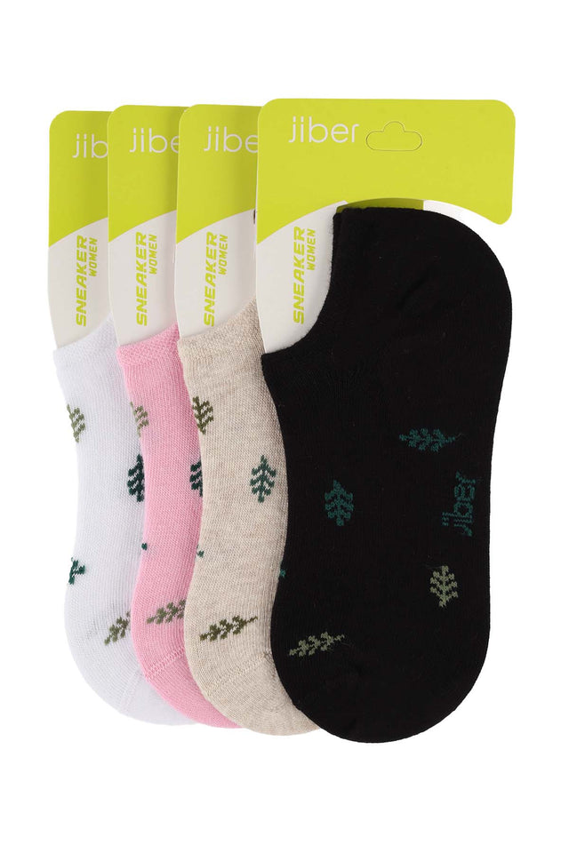 Women's No Show Socks - 4-pack